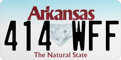 AR license plate 414WFF