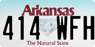 AR license plate 414WFH