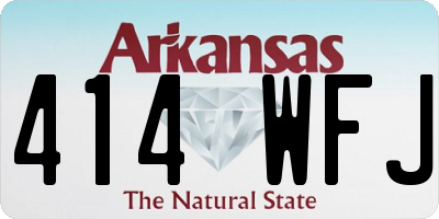 AR license plate 414WFJ