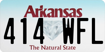 AR license plate 414WFL