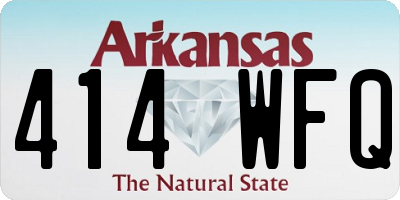 AR license plate 414WFQ