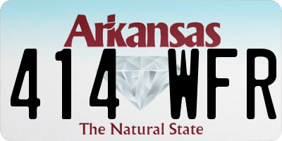 AR license plate 414WFR