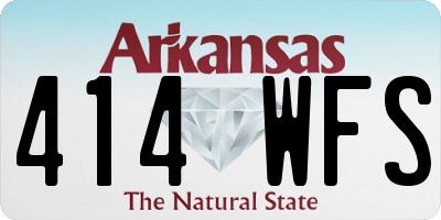 AR license plate 414WFS