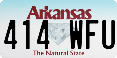 AR license plate 414WFU