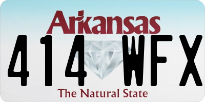 AR license plate 414WFX
