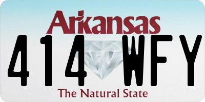 AR license plate 414WFY