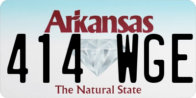 AR license plate 414WGE