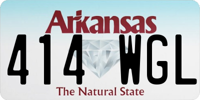 AR license plate 414WGL