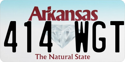 AR license plate 414WGT