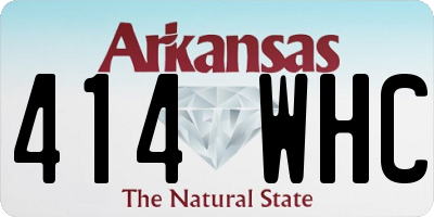AR license plate 414WHC