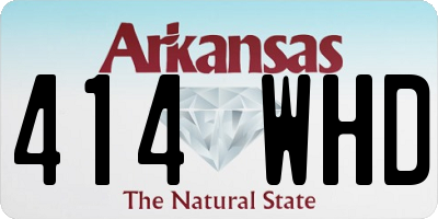 AR license plate 414WHD
