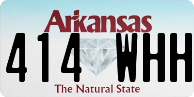 AR license plate 414WHH