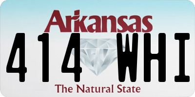 AR license plate 414WHI