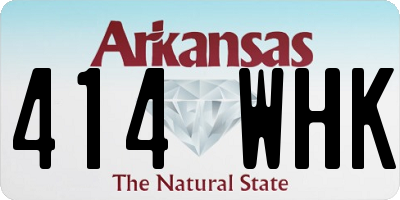 AR license plate 414WHK