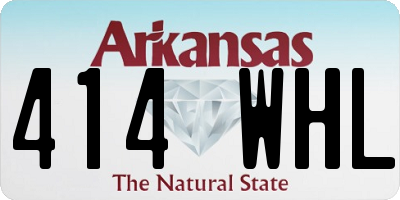 AR license plate 414WHL