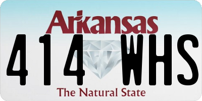AR license plate 414WHS