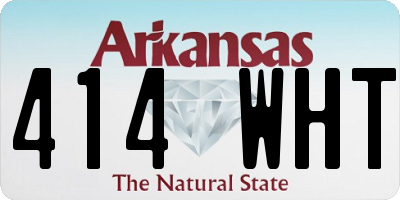 AR license plate 414WHT