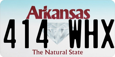 AR license plate 414WHX