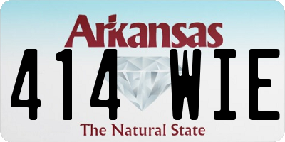 AR license plate 414WIE