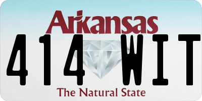 AR license plate 414WIT