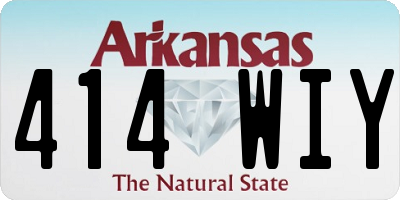 AR license plate 414WIY