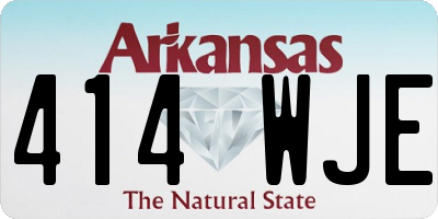 AR license plate 414WJE