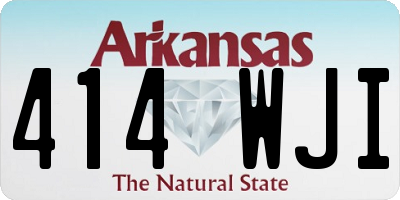 AR license plate 414WJI