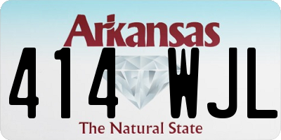 AR license plate 414WJL