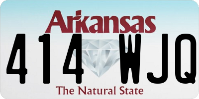 AR license plate 414WJQ