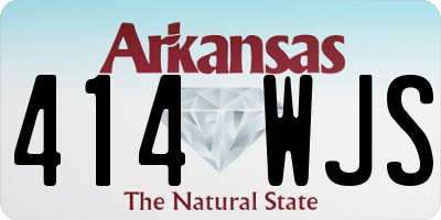 AR license plate 414WJS