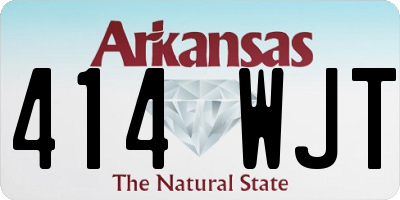 AR license plate 414WJT