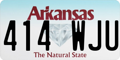AR license plate 414WJU