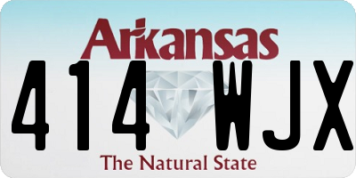 AR license plate 414WJX