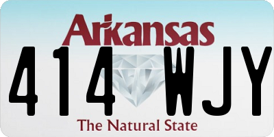 AR license plate 414WJY