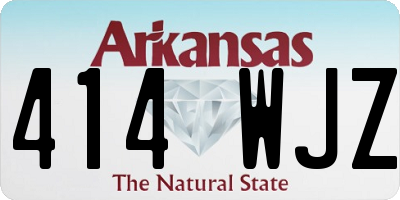 AR license plate 414WJZ