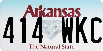 AR license plate 414WKC