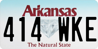 AR license plate 414WKE