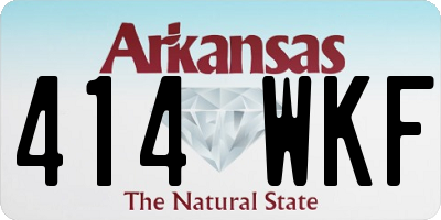 AR license plate 414WKF
