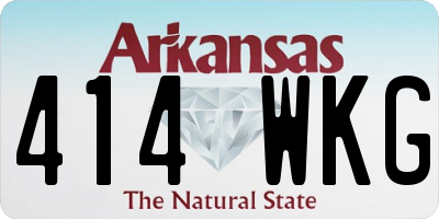 AR license plate 414WKG