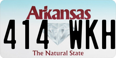 AR license plate 414WKH
