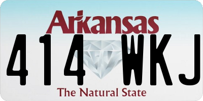 AR license plate 414WKJ