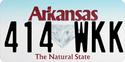 AR license plate 414WKK