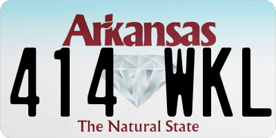 AR license plate 414WKL