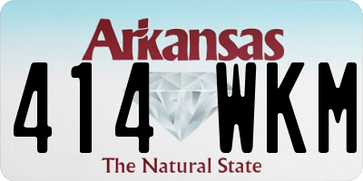 AR license plate 414WKM