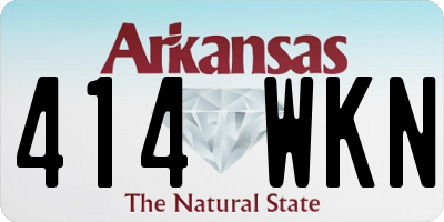 AR license plate 414WKN