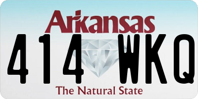 AR license plate 414WKQ