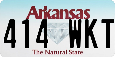 AR license plate 414WKT