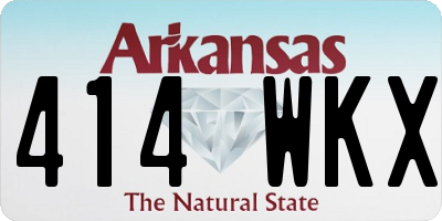 AR license plate 414WKX