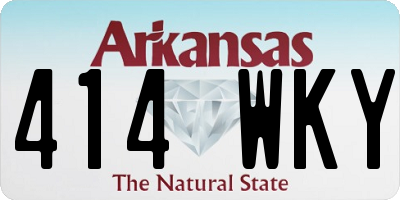 AR license plate 414WKY