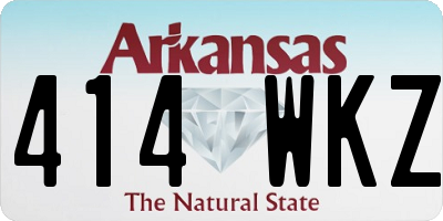 AR license plate 414WKZ
